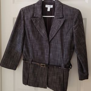 Dress Barn Blazer with belt Size Small